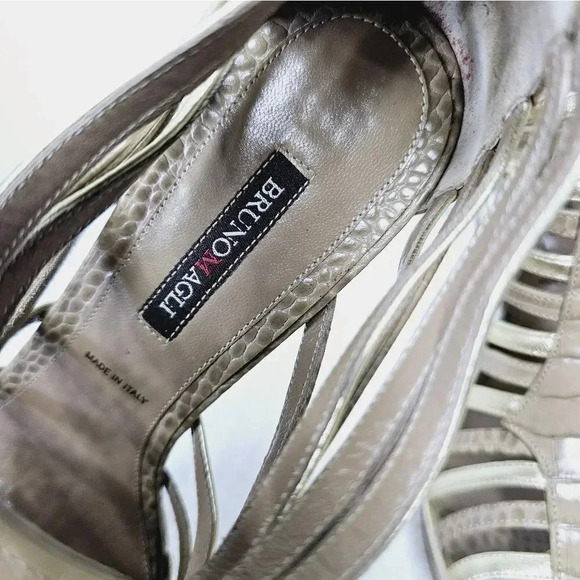 Bruno Magli stilleto strappy gladiator pumps 39 - Picture 2 of 15